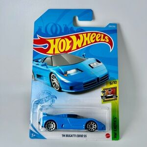 2021 Hot Wheels HW Exotics '94 Bugatti EB110 SS 224/250 Baby Blue NEW 7/10